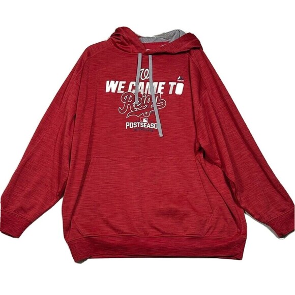 Hoodie Mens 3XL Red Washington Nationals 2016 We Came To Reign Sweatshirt - Picture 1 of 7